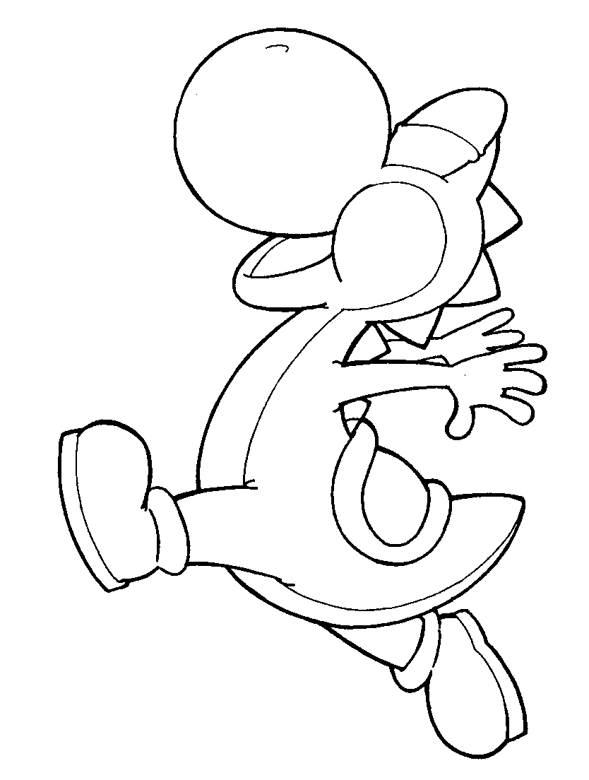 Desenho de Super Mario Bros para imprimir