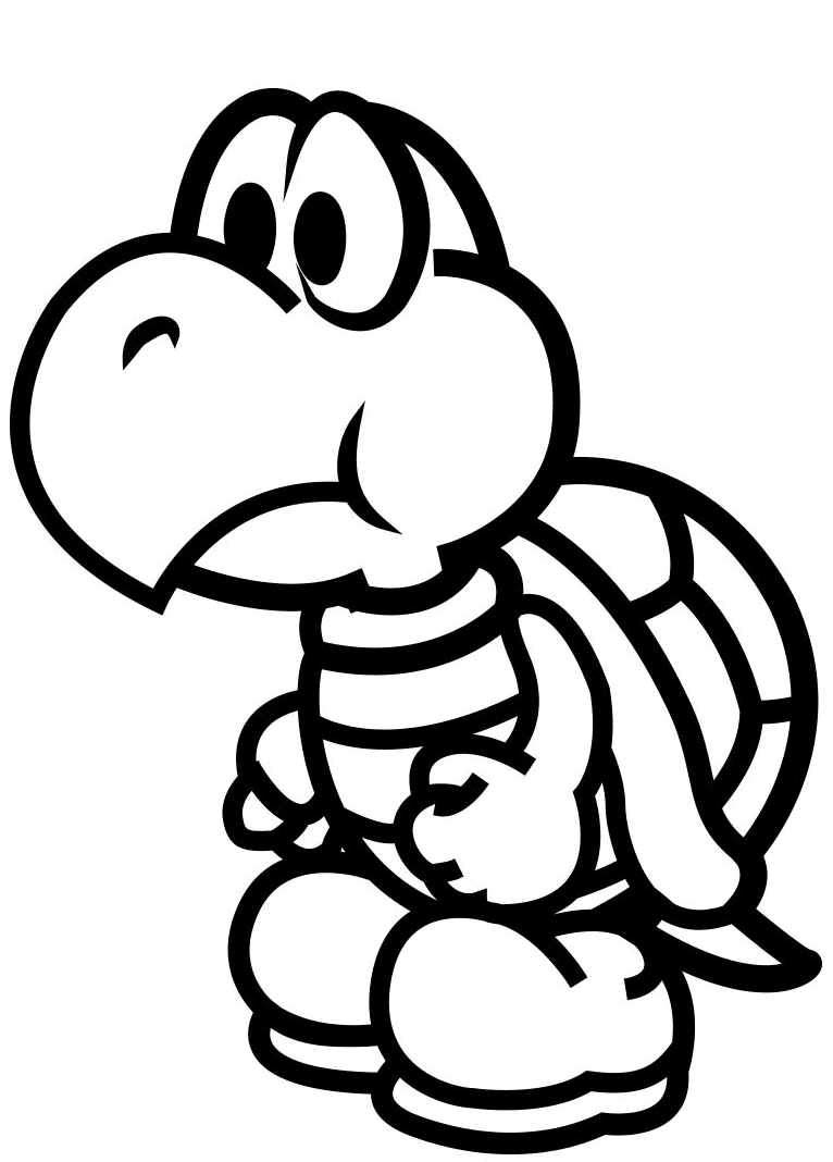 Desenho de Super Mario Bros para imprimir