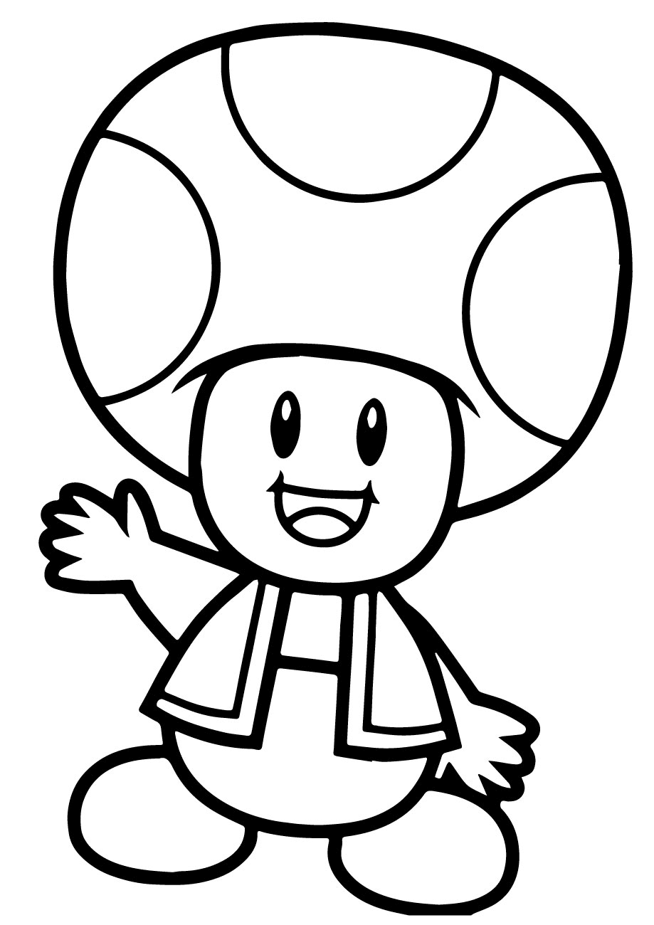 Desenho de Super Mario Bros para imprimir
