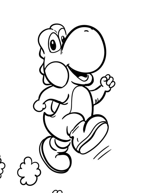 Desenho de Super Mario Bros para imprimir