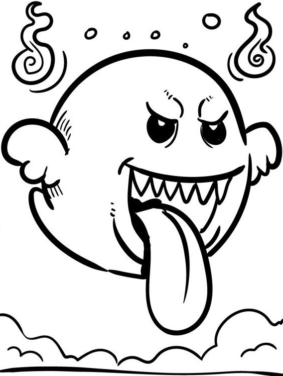 Desenho de Super Mario Bros para imprimir