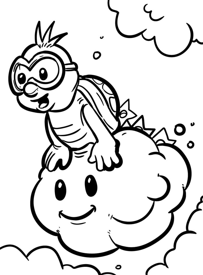 Desenho de Super Mario Bros para imprimir