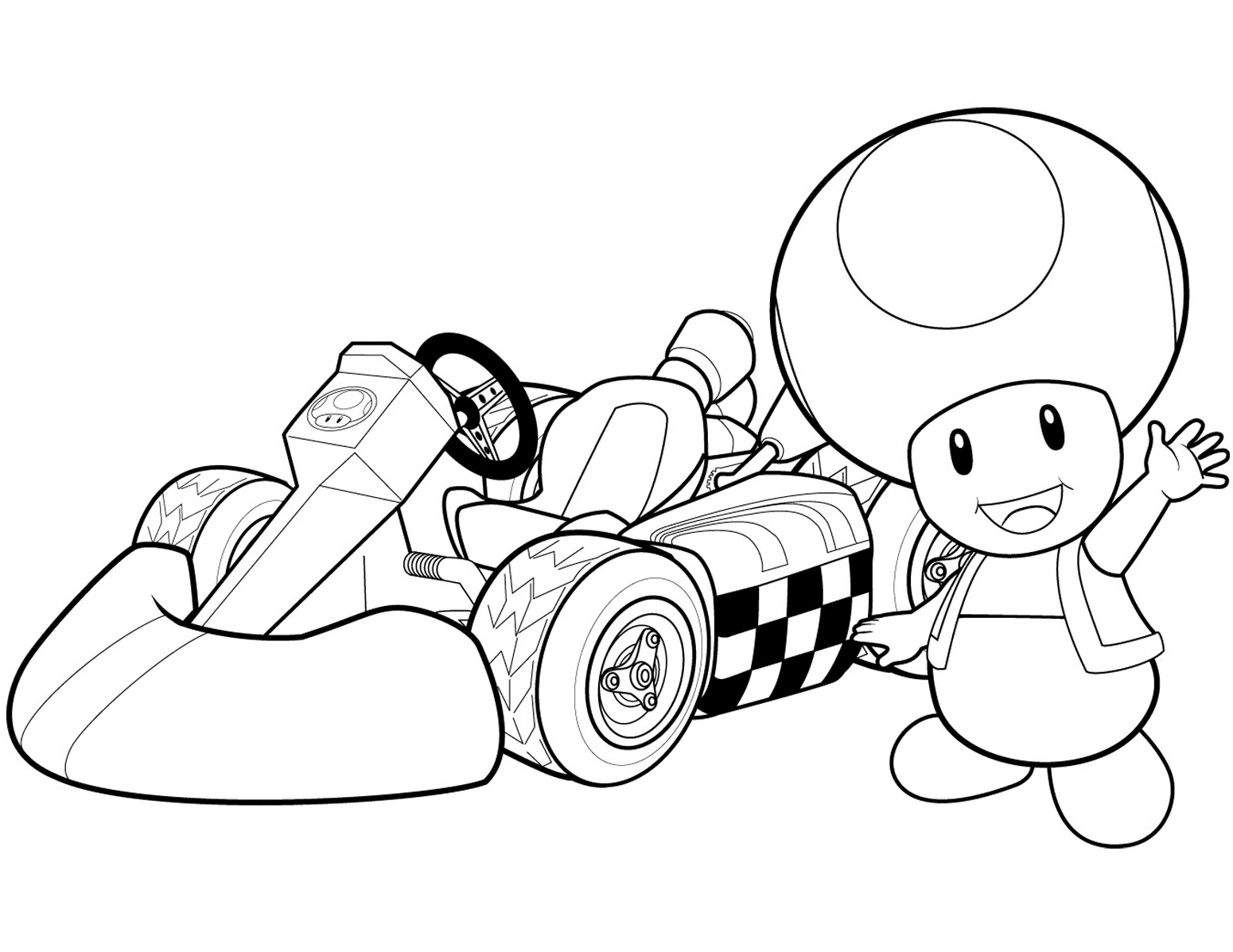 Desenho de Super Mario Bros para imprimir