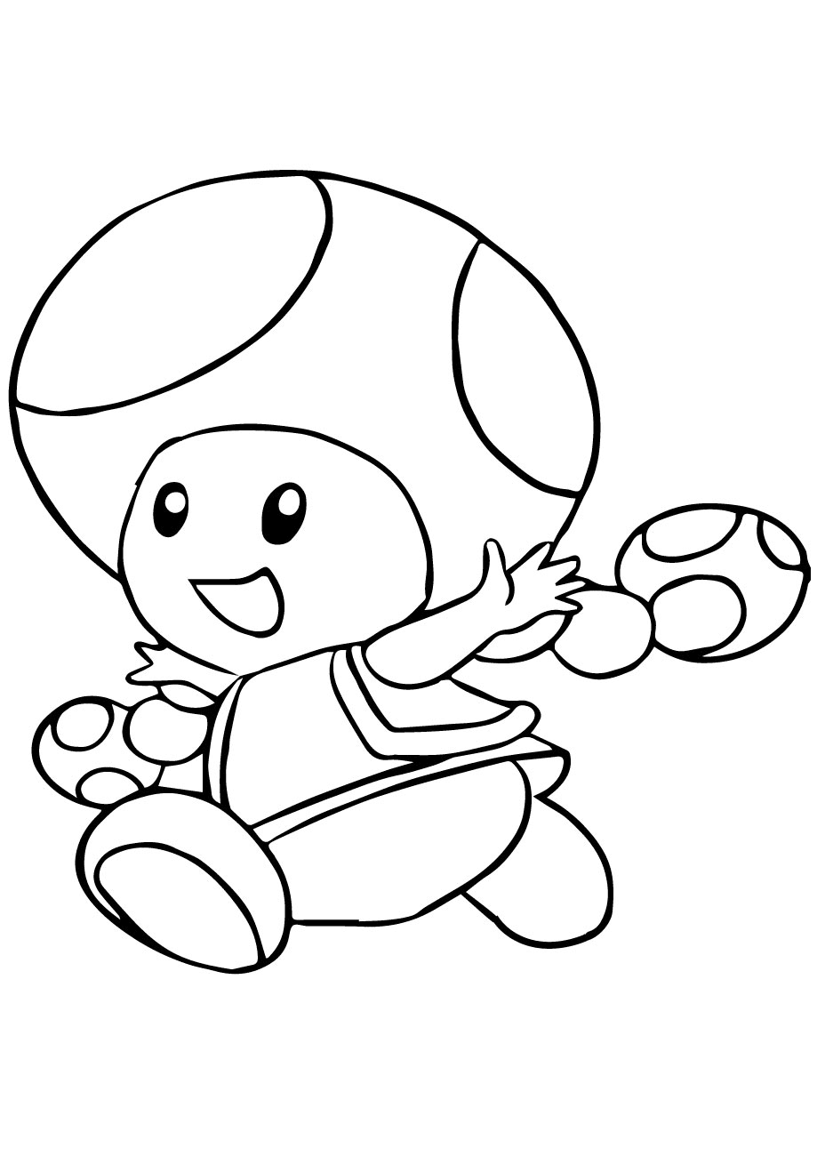 Desenho de Super Mario Bros para imprimir