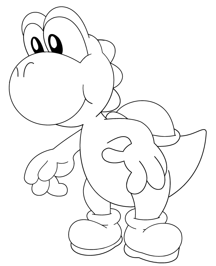 Desenho de Super Mario Bros para imprimir