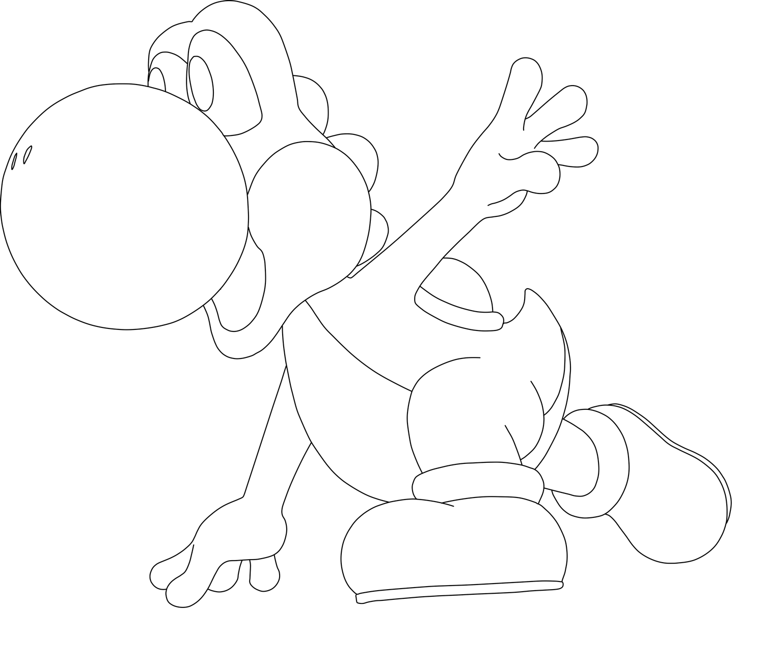 Desenho de Super Mario Bros para imprimir
