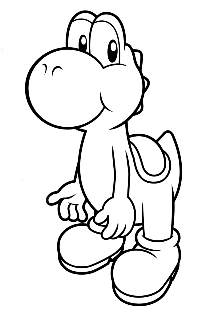 Desenho de Super Mario Bros para imprimir