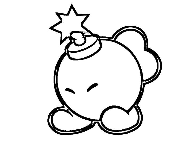 Desenho de Super Mario Bros para imprimir
