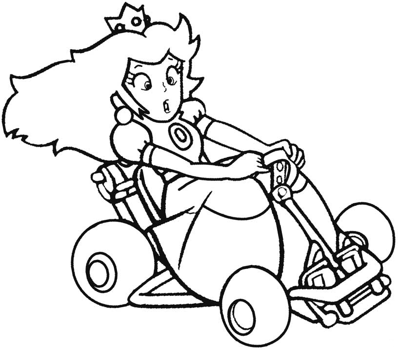 Desenho de Super Mario Bros para imprimir
