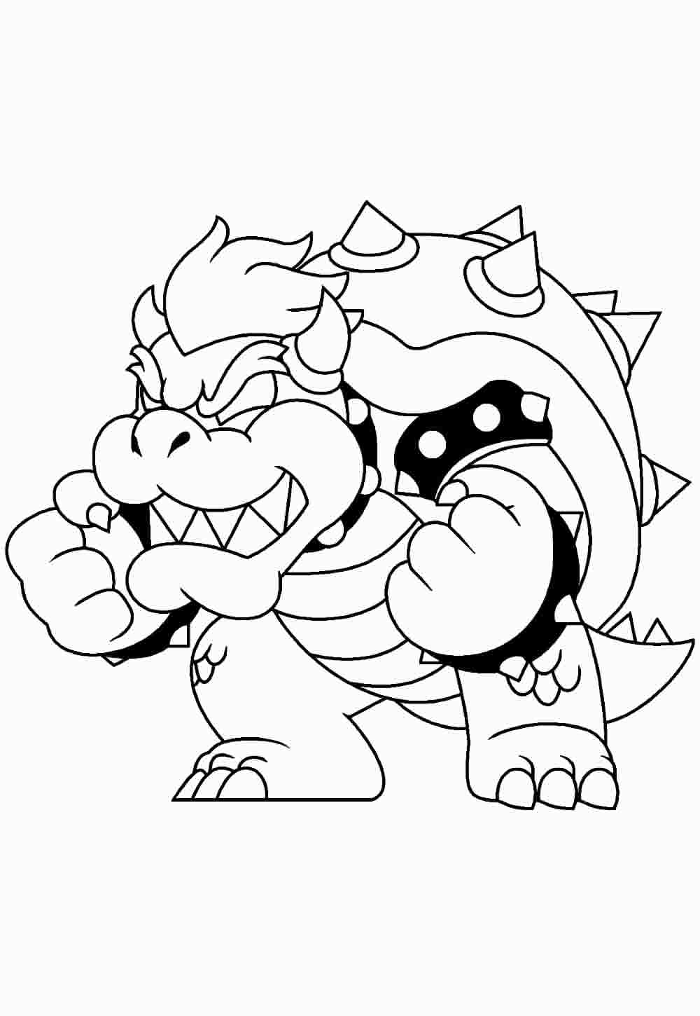 Desenho de Super Mario Bros para imprimir