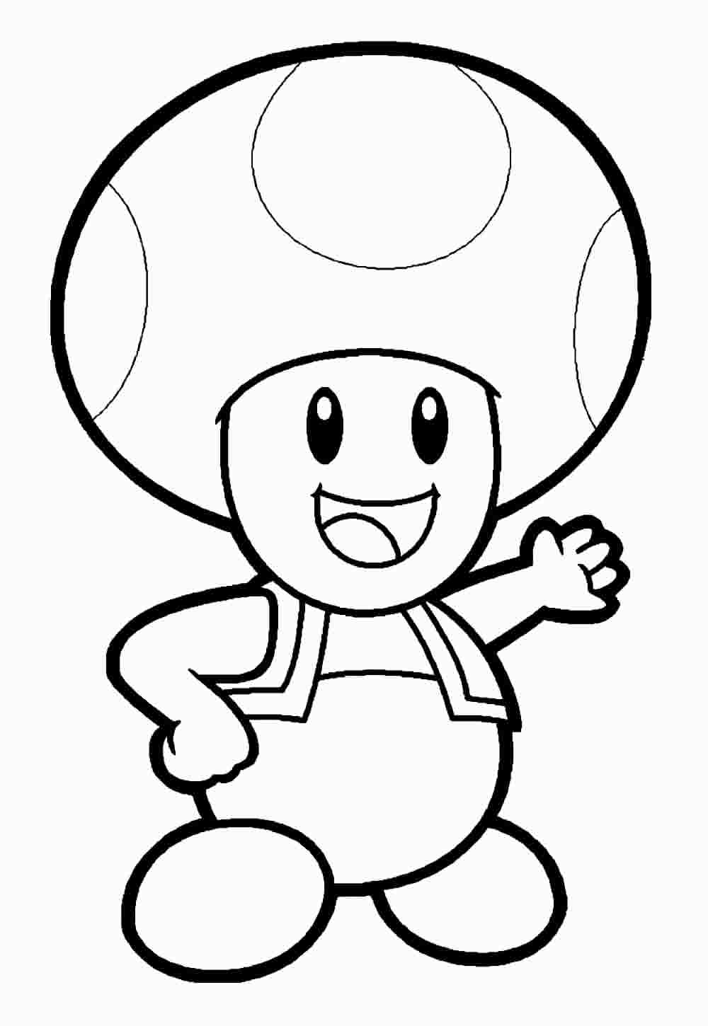 Desenho de Super Mario Bros para imprimir