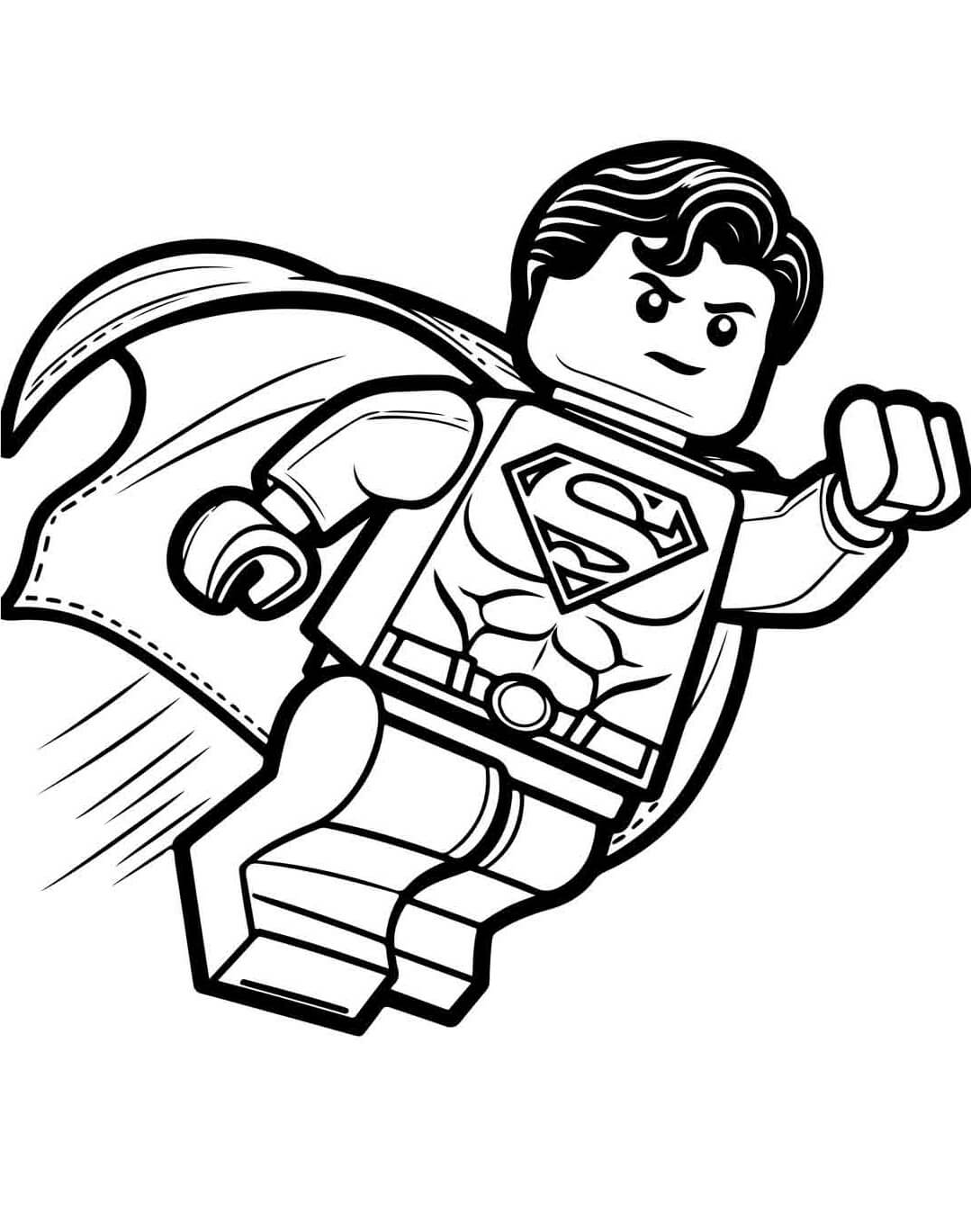 Desenho de Superman (Super-Homem) para imprimir