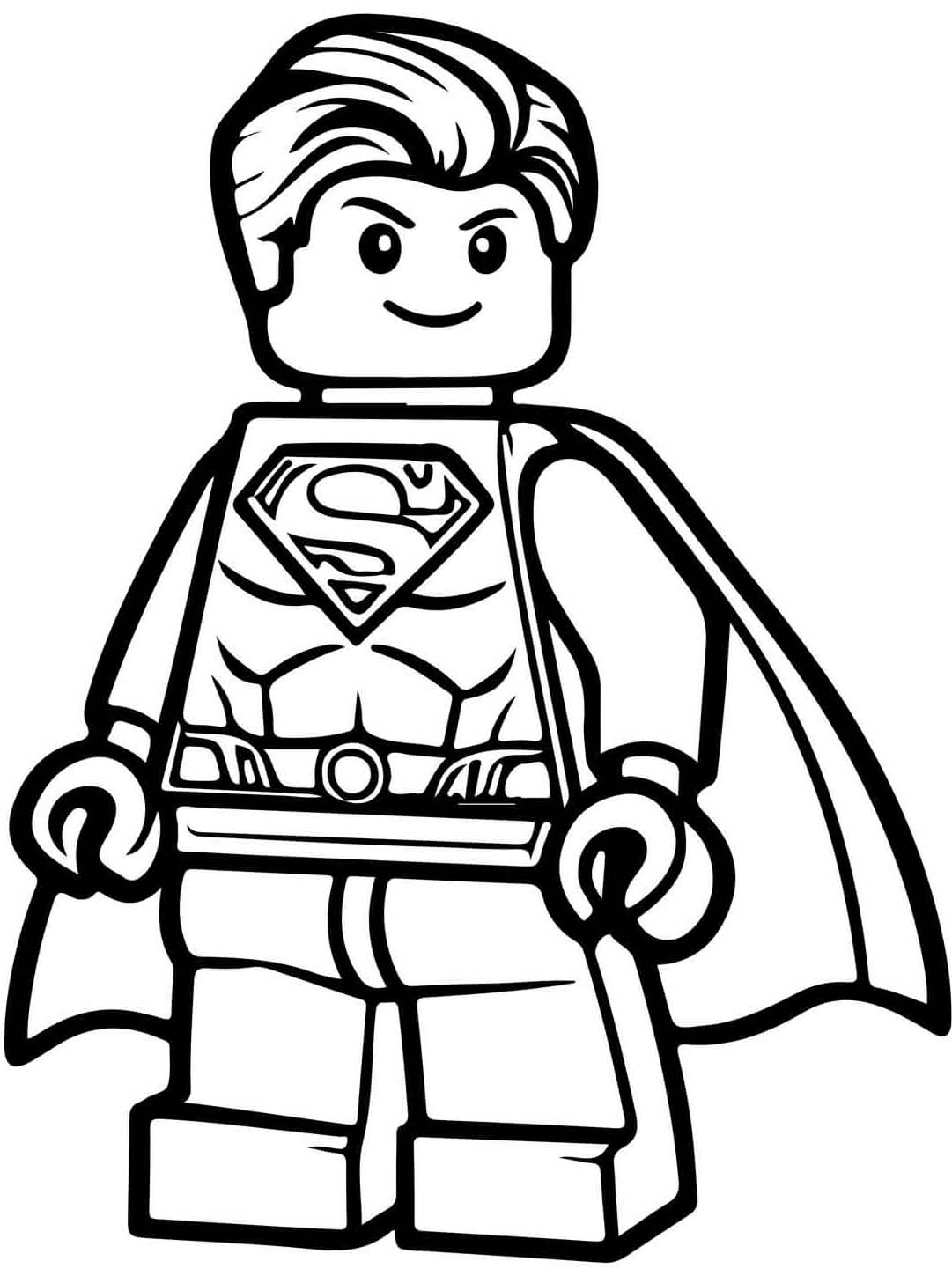 Desenho de Superman (Super-Homem) para imprimir