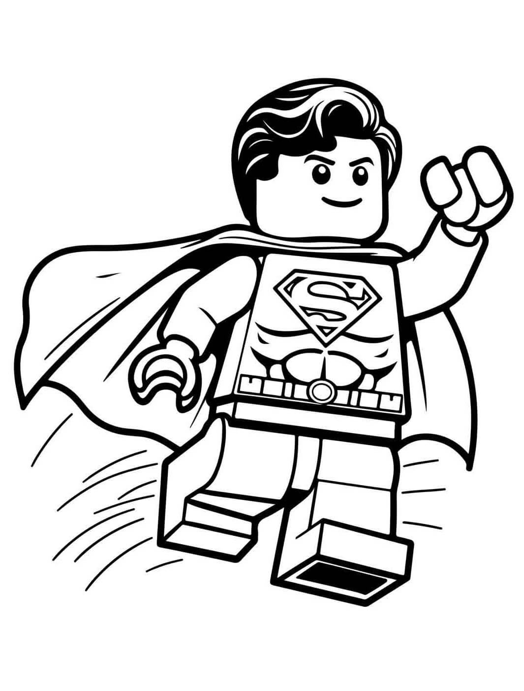 Desenho de Superman (Super-Homem) para imprimir