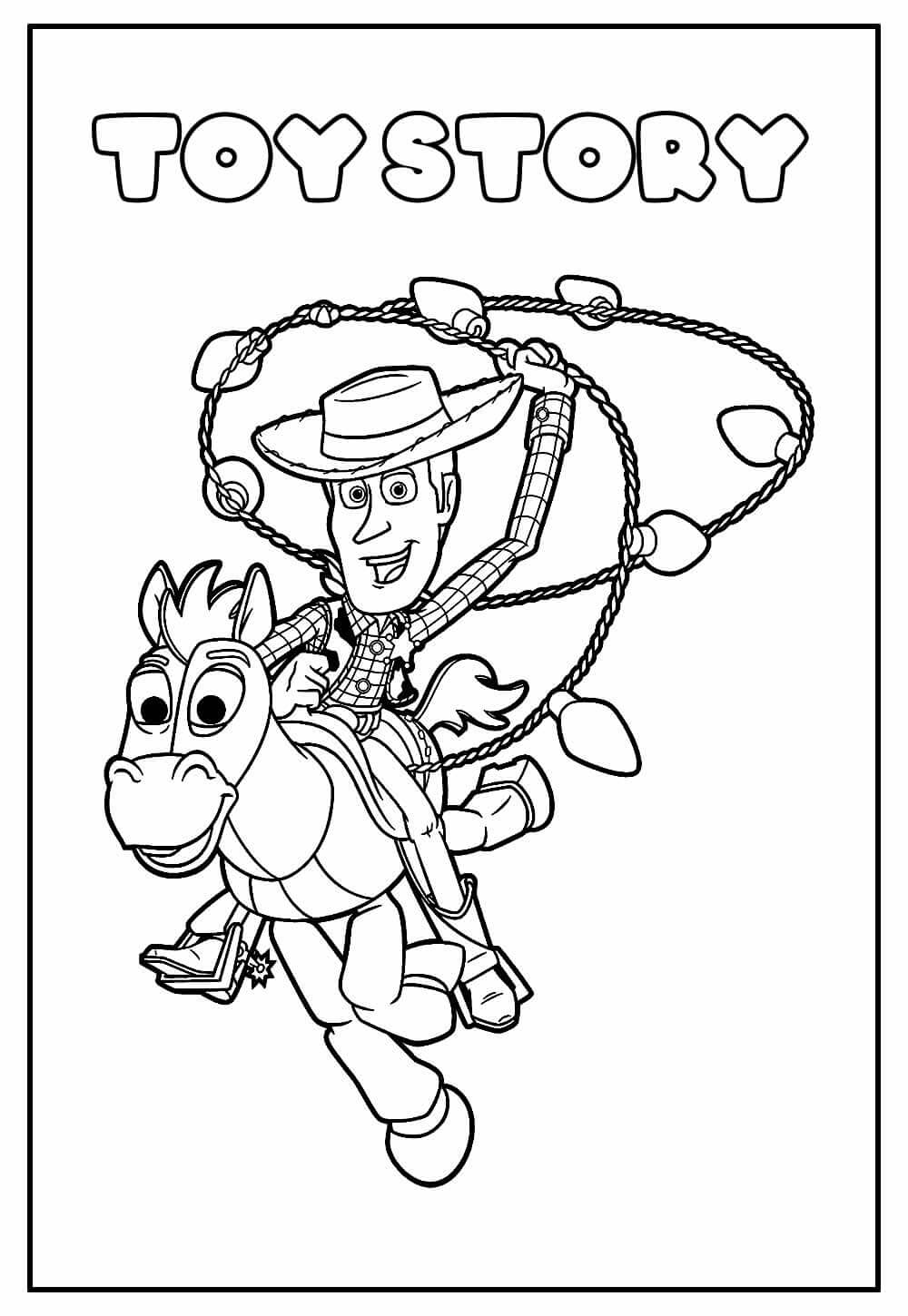 Desenho de Toy Story para imprimir