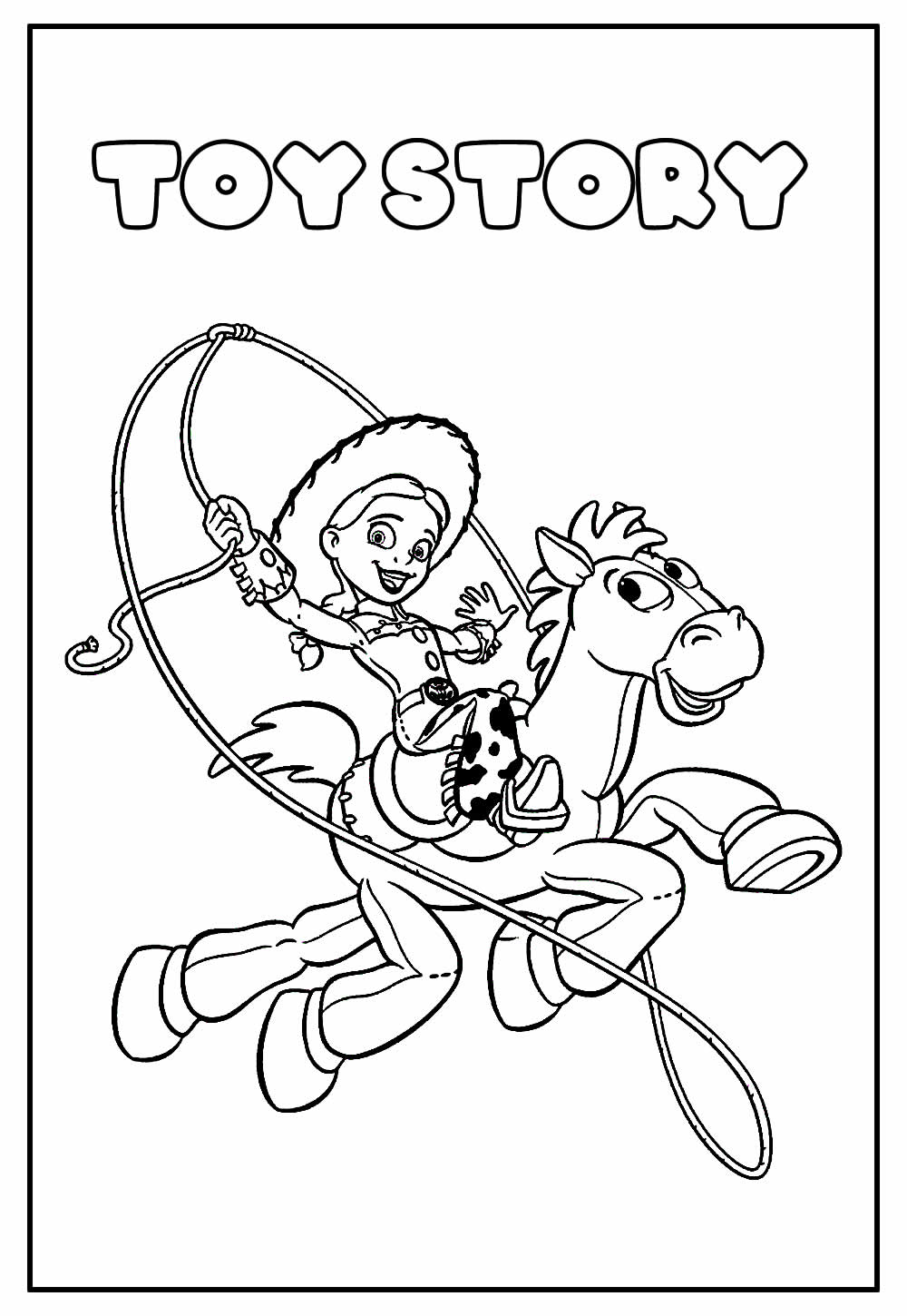 Desenho de Toy Story para imprimir