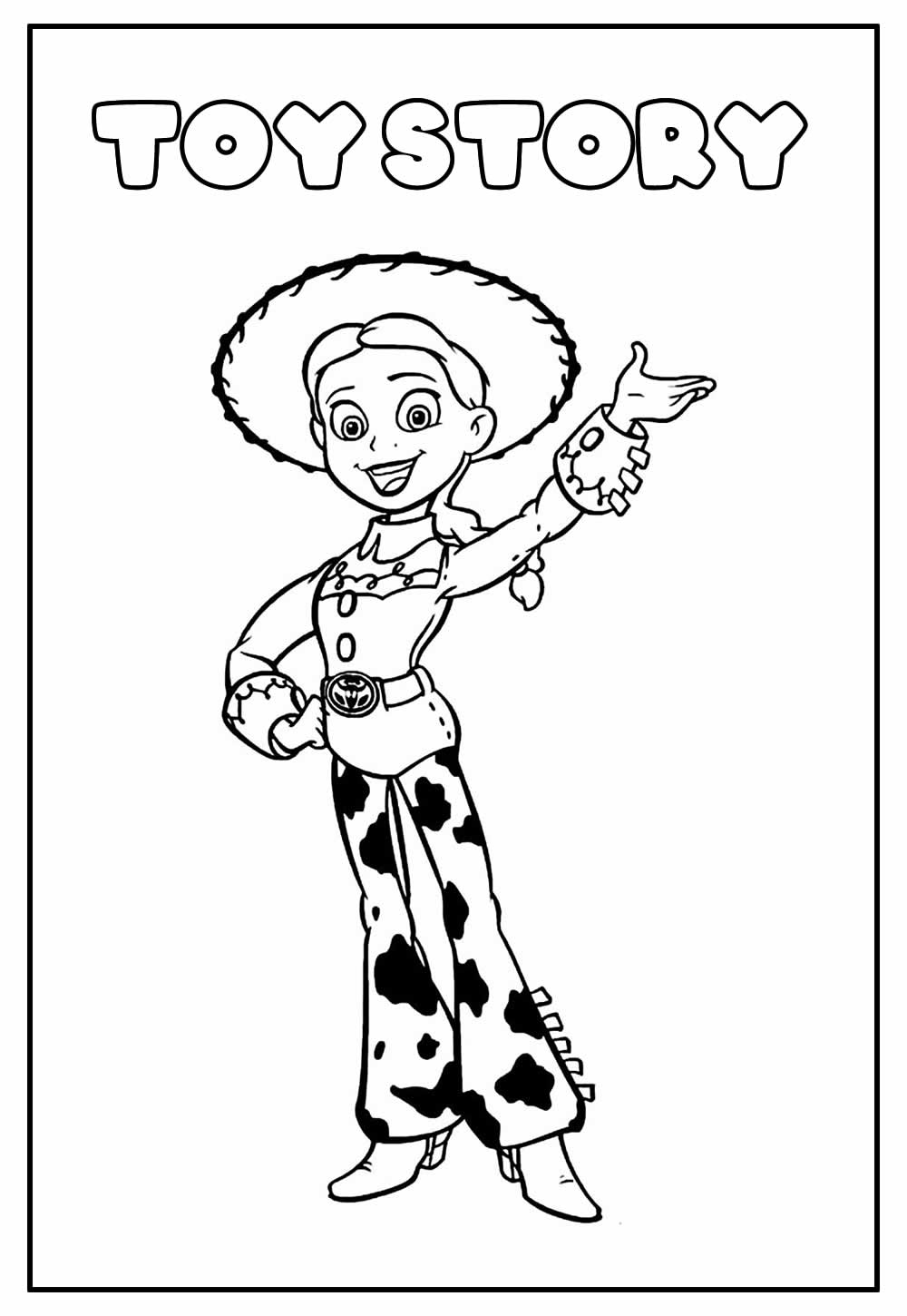 Desenho de Toy Story para imprimir