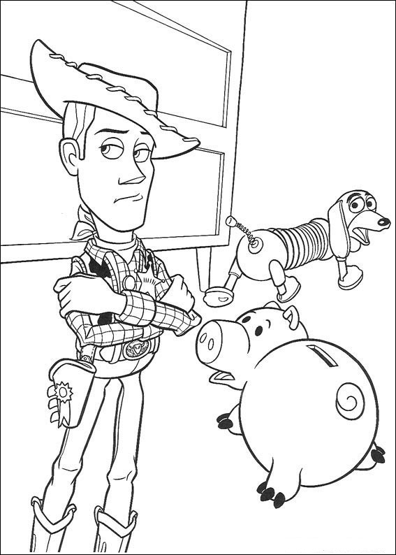 Desenho de Toy Story para imprimir