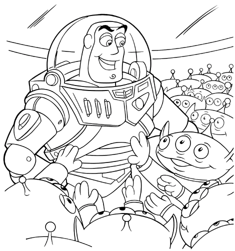 Desenho de Toy Story para imprimir