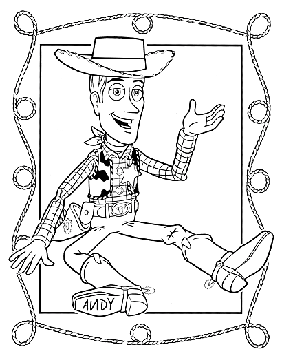 Desenho de Toy Story para imprimir