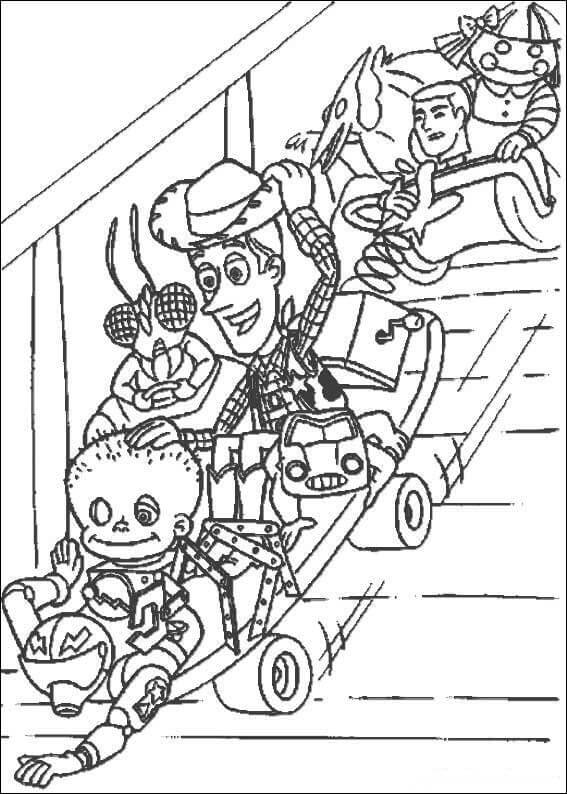 Desenho de Toy Story para imprimir