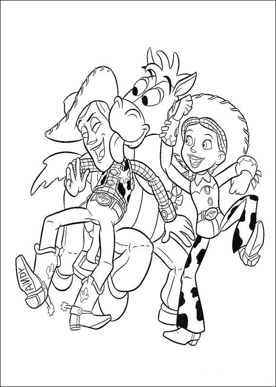 Desenho de Toy Story para imprimir