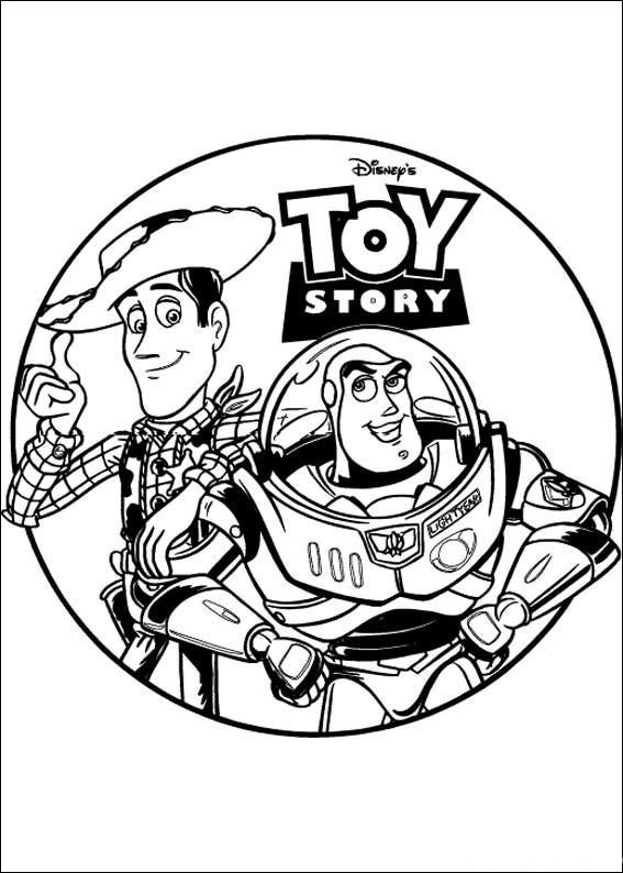 Desenho de Toy Story para imprimir