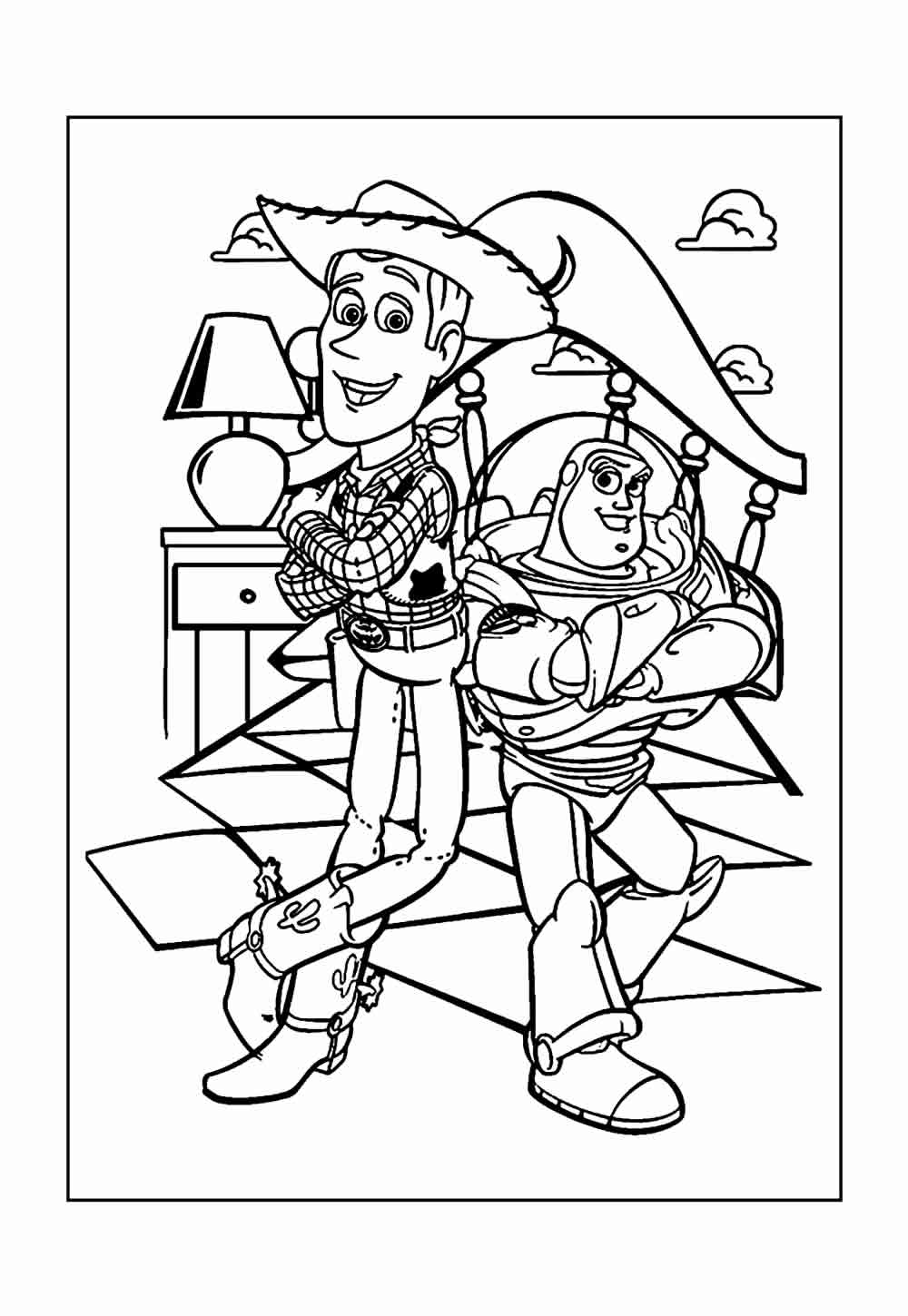 Desenho de Toy Story para imprimir