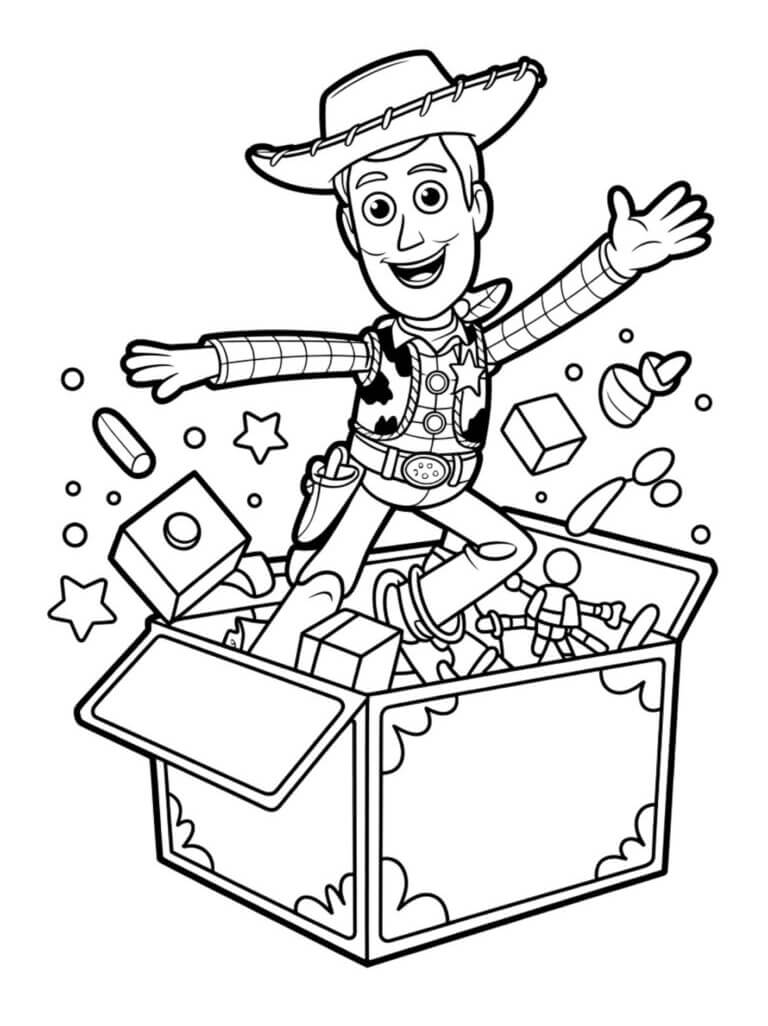Desenho de Toy Story para imprimir