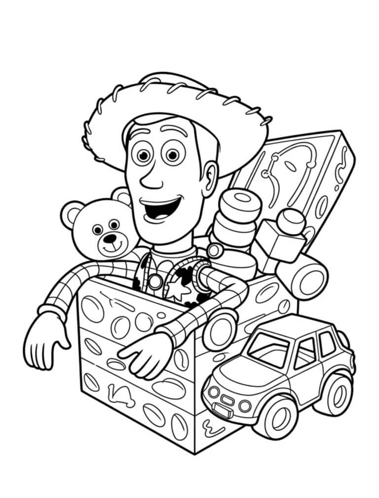 Desenho de Toy Story para imprimir