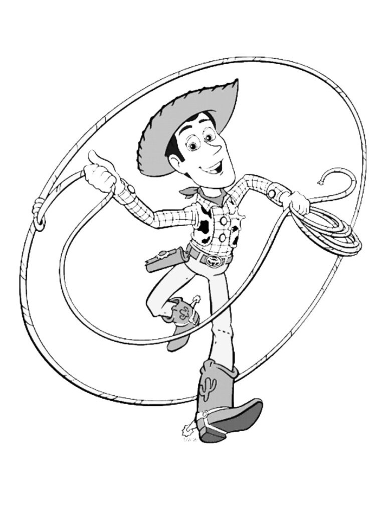 Desenho de Toy Story para imprimir