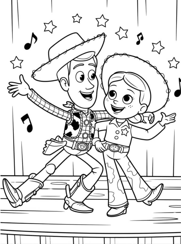 Desenho de Toy Story para imprimir