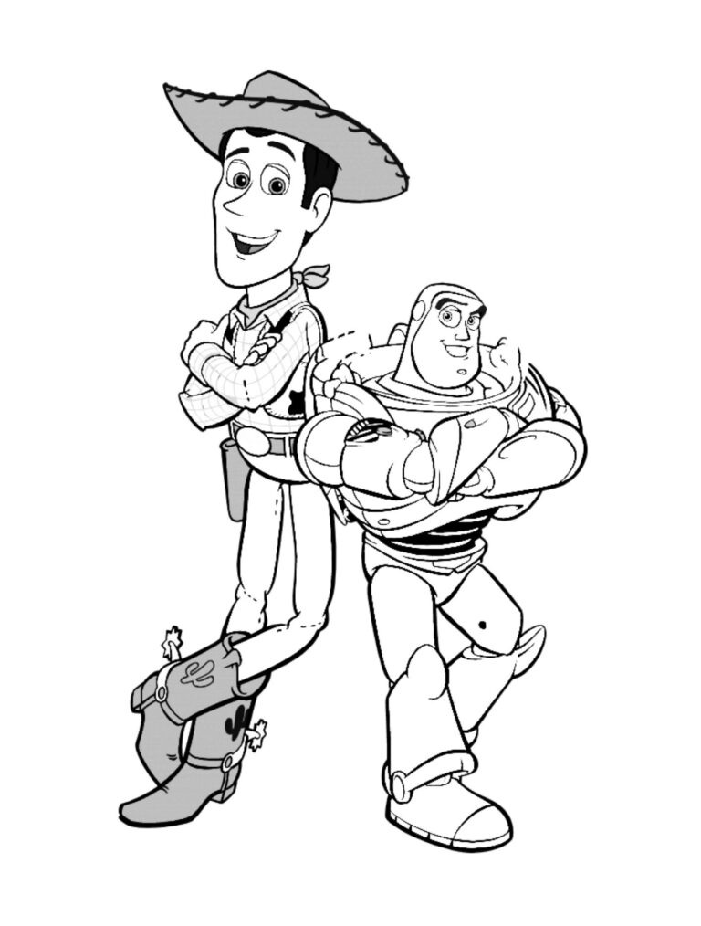 Desenho de Toy Story para imprimir
