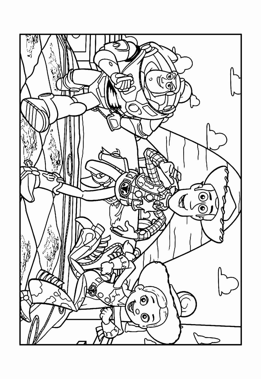 Desenho de Toy Story para imprimir