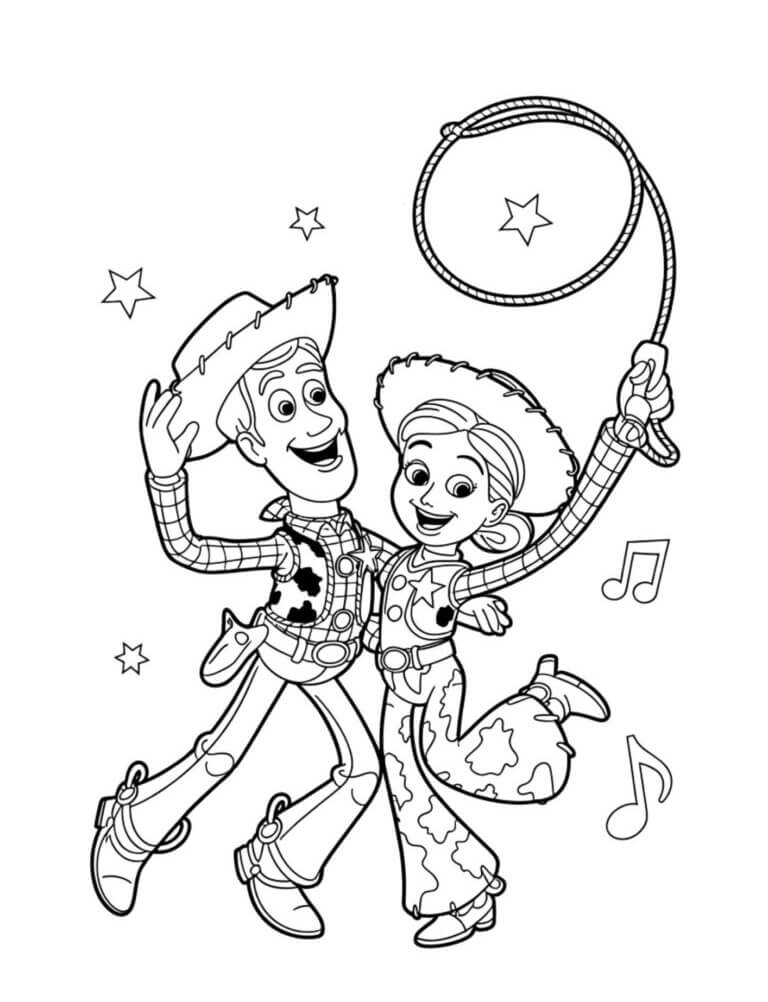 Desenho de Toy Story para imprimir