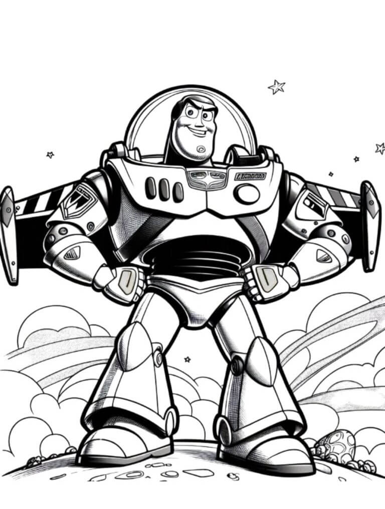 Desenho de Toy Story para imprimir