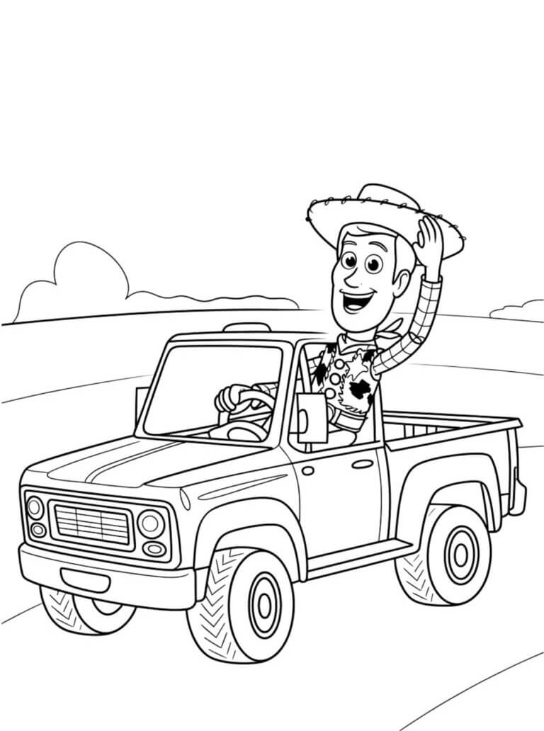 Desenho de Toy Story para imprimir