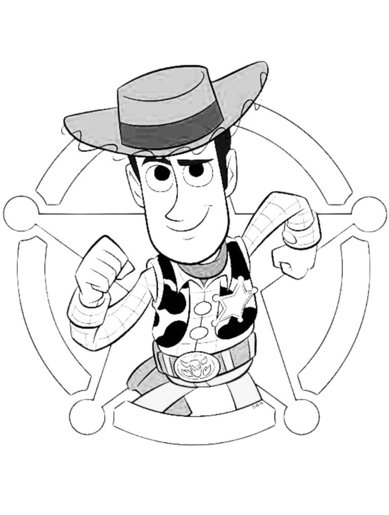 Desenho de Toy Story para imprimir