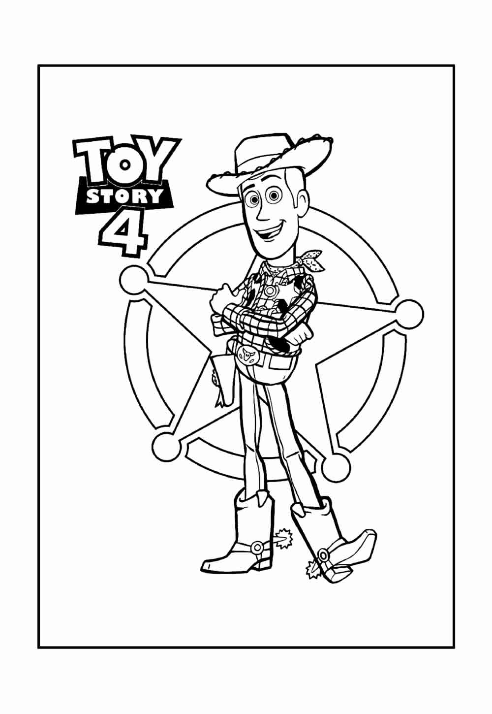 Desenho de Toy Story para imprimir
