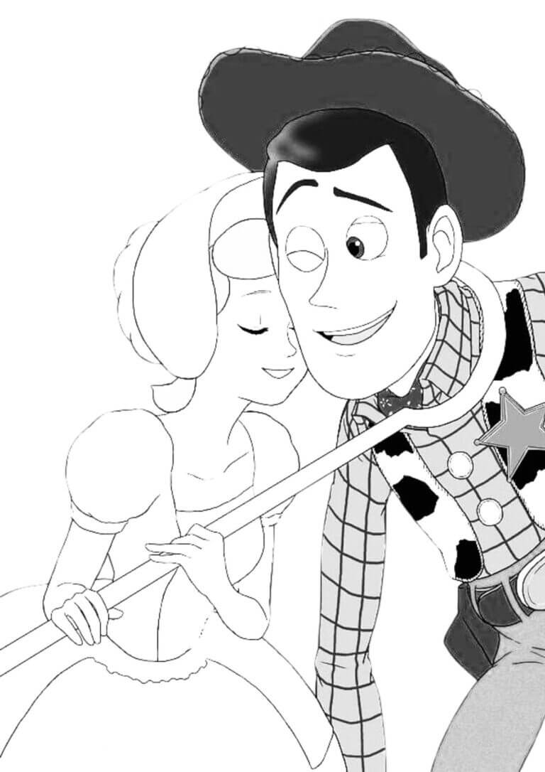 Desenho de Toy Story para imprimir