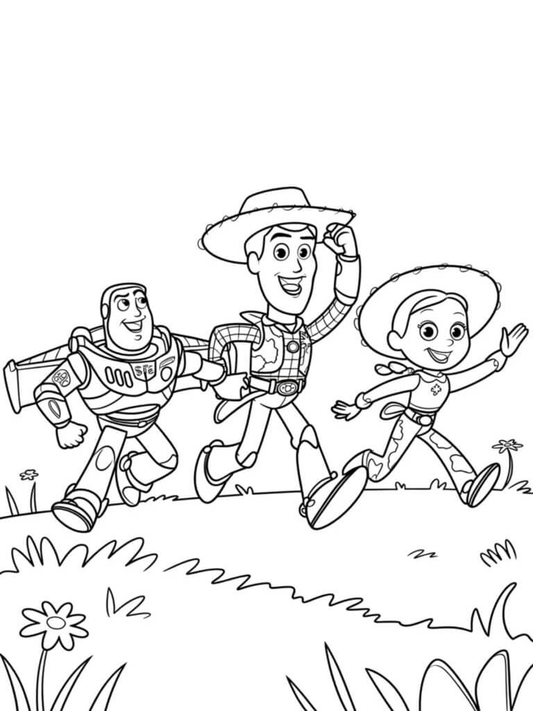 Desenho de Toy Story para imprimir