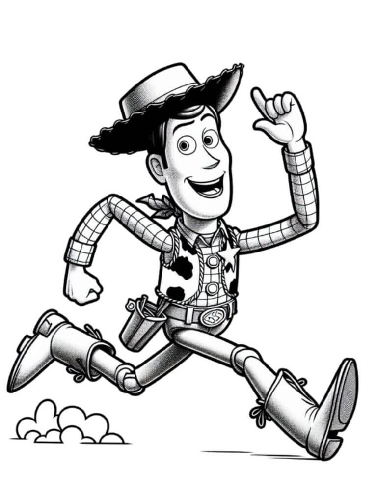 Desenho de Toy Story para imprimir