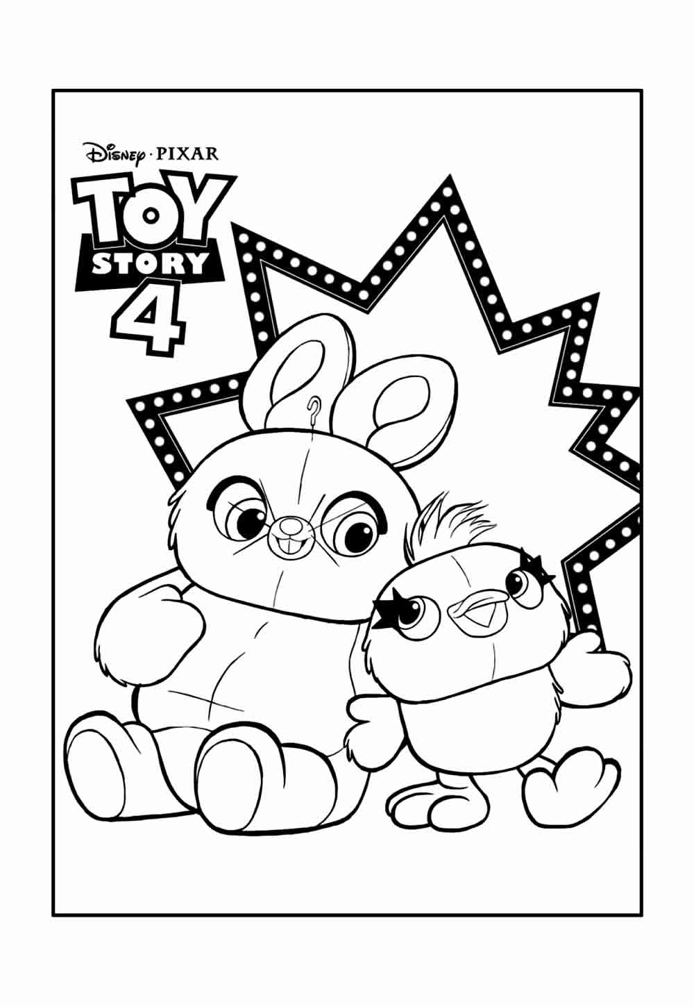 Desenho de Toy Story para imprimir