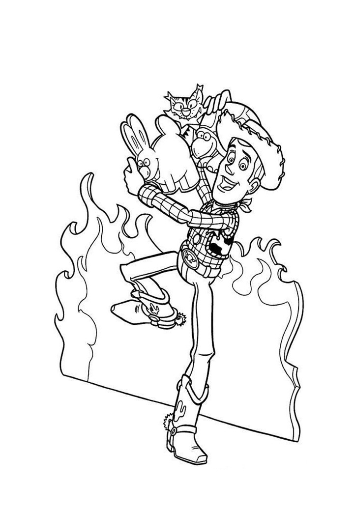 Desenho de Toy Story para imprimir
