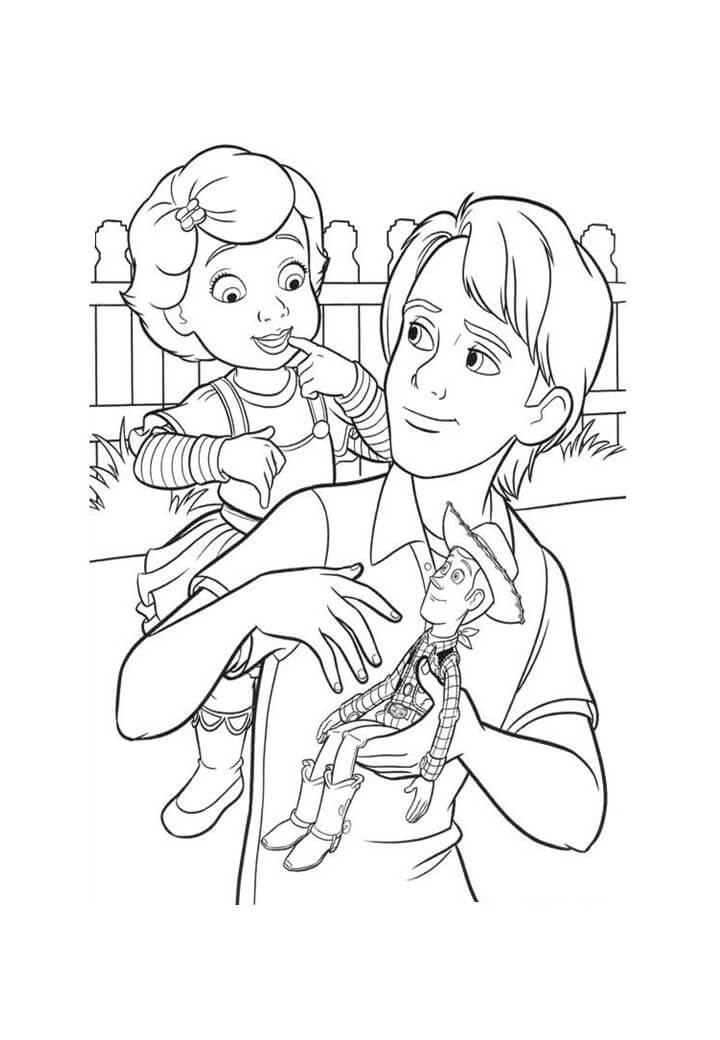 Desenho de Toy Story para imprimir