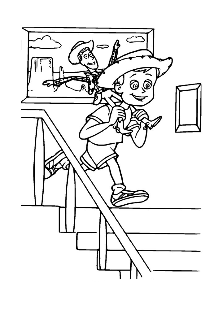 Desenho de Toy Story para imprimir