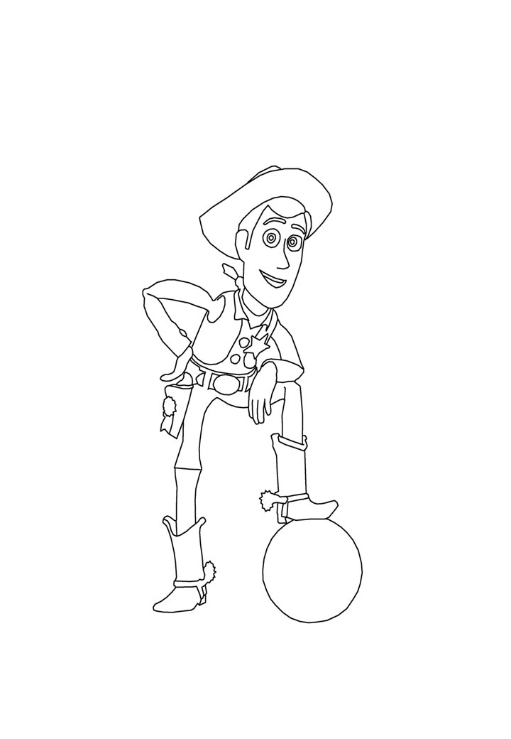 Desenho de Toy Story para imprimir