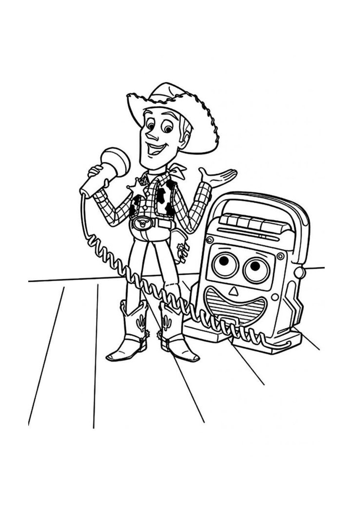 Desenho de Toy Story para imprimir