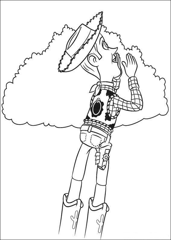 Desenho de Toy Story para imprimir
