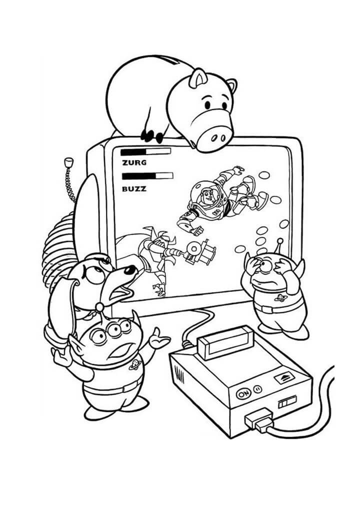 Desenho de Toy Story para imprimir
